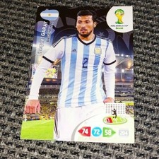 204. EZEQUIEL GARAY # REAL MADRID & ARGENTINA - PANINI FIFA WORLD CUP BRASIL