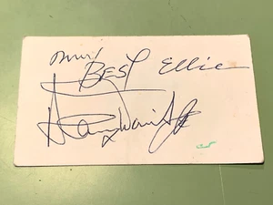 Sammy Davis Jr. Autogramm auf der Rückseite der Visitenkarte - authentisch persönlich - Bild 1 von 1