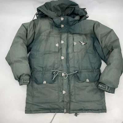 Triple FAT F.A.T. de colección Chaqueta de campo parka utilitaria de plumón verde ganso mediana Foto 1 de 4