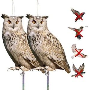 Taubenschreck, Vogelabwehr Eule, Vogel Abschreckung, Raben Attrappe Eule, Eule - Bild 1 von 5
