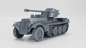 Sd.Kfz.10-5 with armor and 5cm PAK 38 - German Army - 28mm Scale - Bolt Action - - Picture 1 of 6
