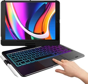 (NUR HÜLLE) Schreibtasche Touch für iPad 9. Generation Tastaturhülle (10,2 Zoll 2021) - Bild 1 von 7