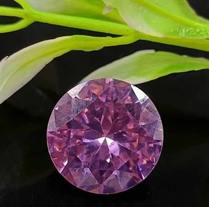 Piedra preciosa suelta certificada natural corte redondo zafiro rosa impecable de 5,20 quilates KKV - Imagen 1 de 13