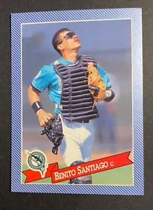 Benito Santiago (C) Florida Marlins MLB Trading Card. - Picture 1 of 2