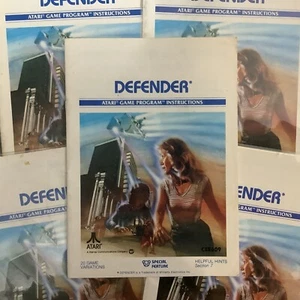 Defender Atari 2600 solo manuale istruzioni - buono - Foto 1 di 9