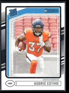 2024 Donruss #335 Audric Estime Denver Broncos Rookie - Imagen 1 de 2