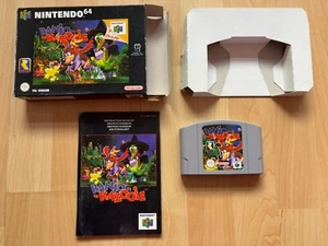 Banjo-Kazooie per Nintendo 64 N64 completo di scatola e completo, da collezione/come nuovo pal - Foto 1 di 14