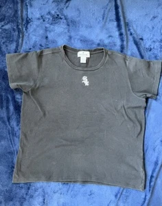 CHICAGO WHITE SOX DAMEN T-SHIRT GR XL HERGESTELLT VON ANTIGUA DAMEN SPORT SCHWARZ WEISS - Bild 1 von 6