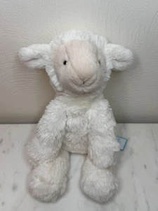 Peluche morbido agnello Jellycat autentico bianco macchia regalo perfetto Pasqua 14" nuovo con etichette - Foto 1 di 7