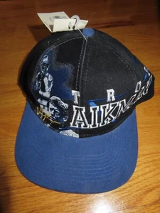 Drew Pearson Troy Aikman Nr. 8 Dallas Cowboys (verstellbarer Druckknopf hinten) Kappe mit Etikett - Bild 1 von 5