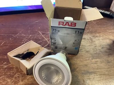 RAB PAR30L-11-840-40D-DIM 4000K PAR30 LED Flood Lamp 11W,800Lm,E26 Base, - Image 1 of 4
