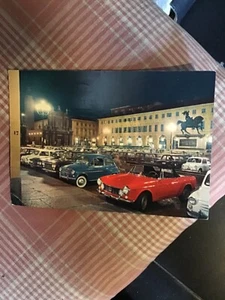 AK REISE TURIN BEI NACHT PIAZZA SAN CARLO AUTOS 1971 - Bild 1 von 1