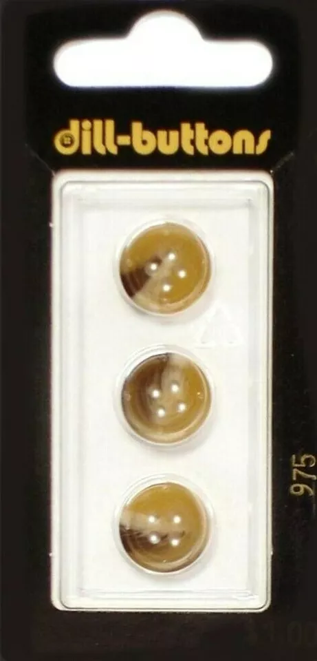 Dill Buttons ~ (0975) - 1/2" - 3 ct - Image 1 of 1