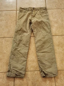 Prana Khaki Größe 33x32 Beige Wandern Gerades Bein Hose - Bild 1 von 6