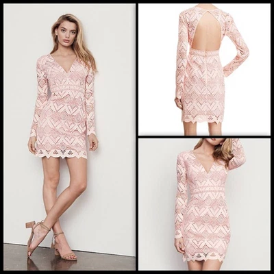 Mini Vestido Stylestalker Revolve Salmon Elora Ls Talla L Nuevo con Etiquetas Precio de venta sugerido por el fabricante 367 USD Foto 1 de 4