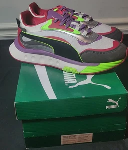 Wild Rider Unfold Midnite Glowns Puma Brand New Size 8 - Picture 1 of 8