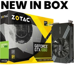 NEU ZOTAC GeForce GTX 1060 HDMI DP 6GB (ZT-P10600A-10L) Mini Video Grafikkarte - Bild 1 von 9