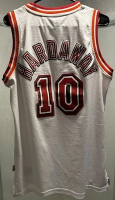 Tim Hardaway Miami Heat NBA Jersey Men S HWC VTG Rare Adidas Throwback #10 Sewn - Image 1 of 4