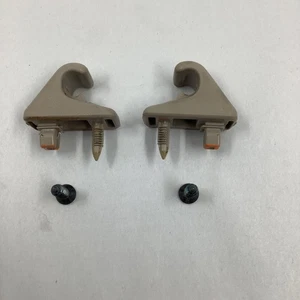 1994-1999 Toyota Celica Sunvisor Sun Visor Clip Anchor Holder Set Of 2 Tan OEM - Picture 1 of 5