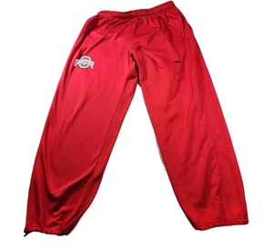 Nike Ohio State Buckeyes Sweat Pants Men's Size 2XL Red Therma Fit NCAA Football - Picture 1 of 16