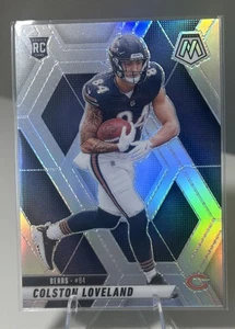 2025 Mosaic Colston Loveland Rookie Silver Prizm Parallel Chicago Bears RC - Picture 1 of 2