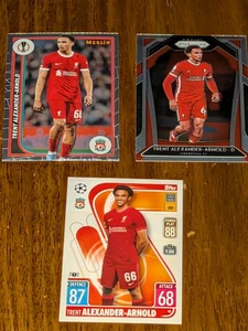 Qty. 3 Trent Alexander-Arnold Liverpool Cards Prizm / Merlin - Picture 1 of 3