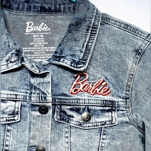 New Barbie Blue Jean Jacket Girl Revolution size M 7-8 Girls - Picture 1 of 5