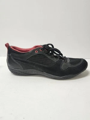 Sapato Hush Puppies Feminino Tamanho 9.5 M The Body com Cadarço Preto Brilhante - Imagem 1 de 4