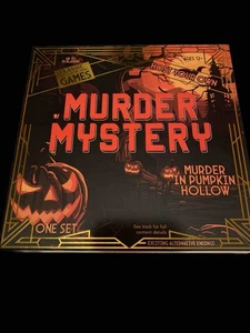 Who Done It Murder Mystery Murder in Pumpkin Hollow, Halloween Party Spiel NEU - Bild 1 von 12