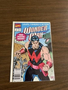 Quiosco Wonder Man #1 con póster Marvel Comics 1991 embolsado y embarcado - Imagen 1 de 8