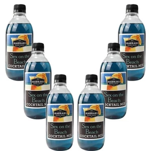 6X Hauraki Sex on the Beach Peach Cranberry Cocktail Mix 500ml Mix makes 10L - Picture 1 of 4