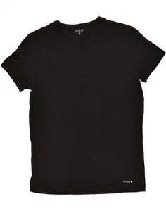 Camiseta Top GUESS Para Hombre Mediana Negra Algodón HH05 - Imagen 1 de 3