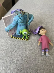 Disney Store Monsters Inc Sulley Mike cuaderno de bocetos adorno 2014 y abucheo - Imagen 1 de 7