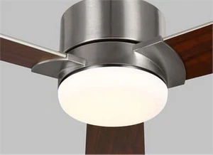 Visual Comfort Fan MC262 Rozzen 52 LED Fan Light Kit, Brushed Steel - Bild 1 von 2