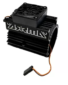 Arrma Felony 6s BLX - Schwarz Aluminium Motor Kühlkörper Lüfter ARA7617V5 - Bild 1 von 3