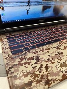 MSI Cammo Squad Limited Edition Laptop GE62 7RE 15.6” I5-7300HQ GTX1050Ti
