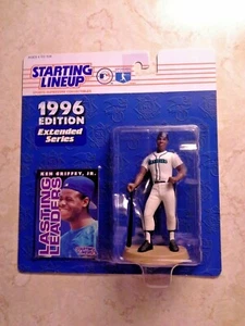 KEN GRIFFEY, JR. (HOF) 1996 KENNER STARTING LINEUP EXTENDED - Picture 1 of 2