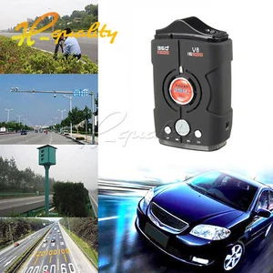 V8 Anti-Police 360 Degree Radar Detector Scanning Advanced Voice Alert Laser - Picture 1 of 11