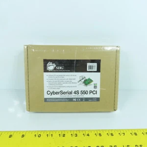 Siig CyberSerial 4S 550 PCI PCI Board With 4 16550 Serial Ports (Sealed) - Picture 1 of 6