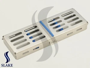 5 Instruments Dental Surgical Sterilization Autoclave Cassette Tray Stainless - Picture 1 of 2