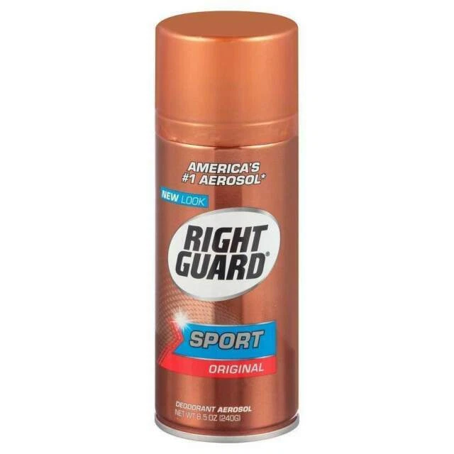 Right Guard Sport Aerosol Spray Deodorant 10 Oz Can