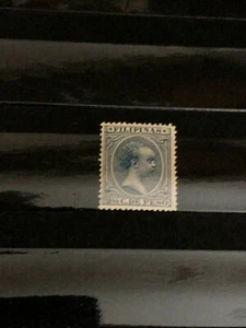 FILIPINAS 1890 SC 149 SELLO CLÁSICO 2 Y 4/8 C AZUL BEBÉ REY MH - Imagen 1 de 3