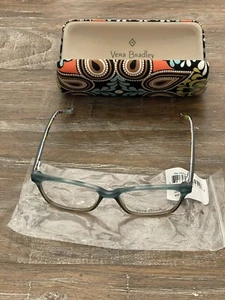 Vera Bradley VB Grace Eyeglasses Sierra RIO With Case. 53 15 135 NEW - Picture 1 of 6