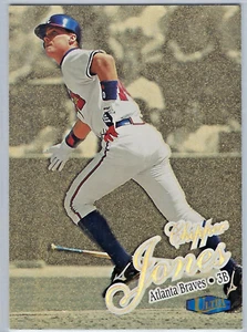 Tarjeta Chipper Jones - 1998 Fleer Ultra Gold Medallion Edition 202G - Imagen 1 de 2