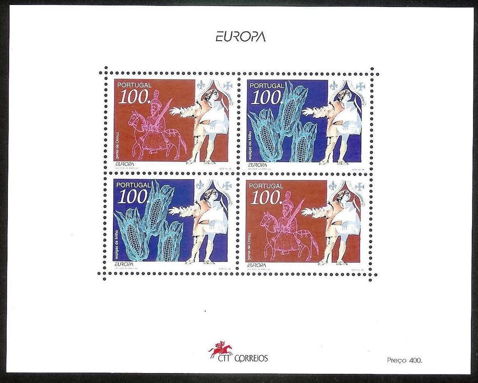 Portugal 1994 - Europa Portugal, Discoveries S/S MNH - Image 1 of 1