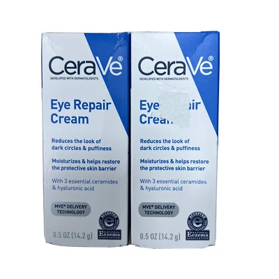 LOTE DE 2 cremas reparadoras de ojos CeraVe - 0,5 fl oz Foto 1 de 2