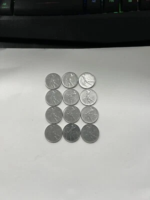 Lot of (12) L.50 R Republica Italiana Lire - Various years - Image 1 of 4