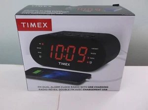 Timex - AM/FM Dual Alarm Clock Radio w/ 1.2 Inch LED Display - T232B New In Box - Picture 1 of 5