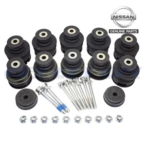 Genuine Nissan Body Mount Bush And Bolt Kit Late "Y60 - GQ LWB" Patrol Safari - Picture 1 of 2