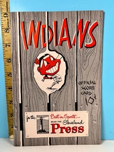 🔥 1951 Cleveland Indians Program vs Red Sox Unscored TED WILLIAMS🔥 - Picture 1 of 6